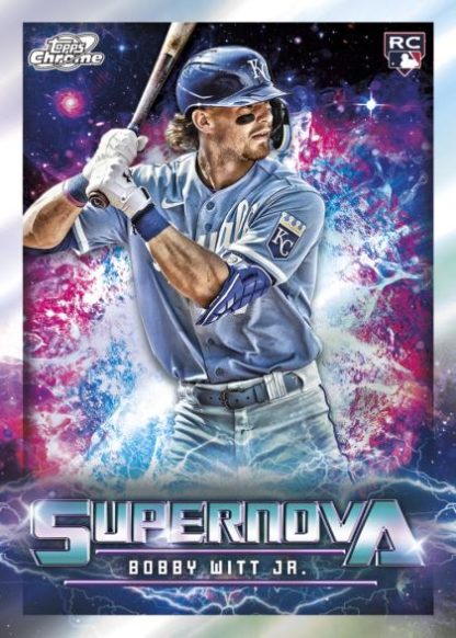 2022 Topps Cosmic Chrome Baseball - Supernova, Bobby Witt Jr.