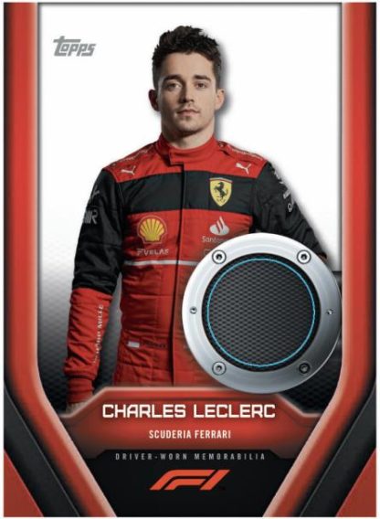 2022 Topps Formula 1 Racing - Relic Card, Charles Leclerc