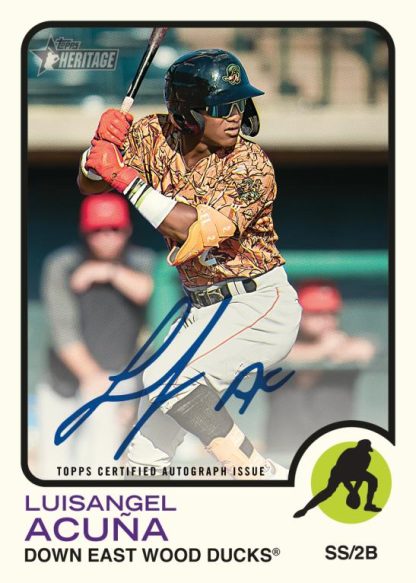 Real One Autograph Card, Luisangel Acuna