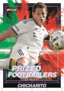 2022 Topps MLS Finest Soccer - Prized Footballers Green Red Fusion Variation, Chicharito