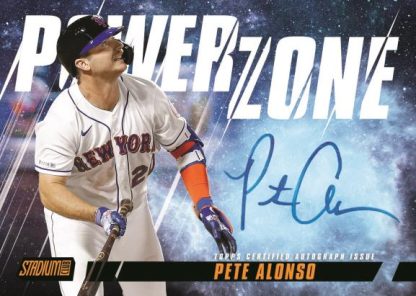Power Zone Autograph, Pete Alonso