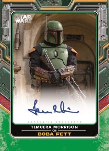 2022 Topps Star Wars Book of Boba Fett - Autograph Green Parallel, Boba Fett