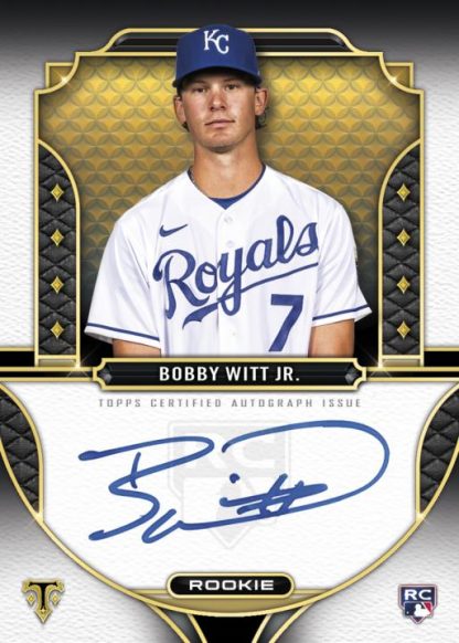 Rookie Autograph Card, Bobby Witt Jr.