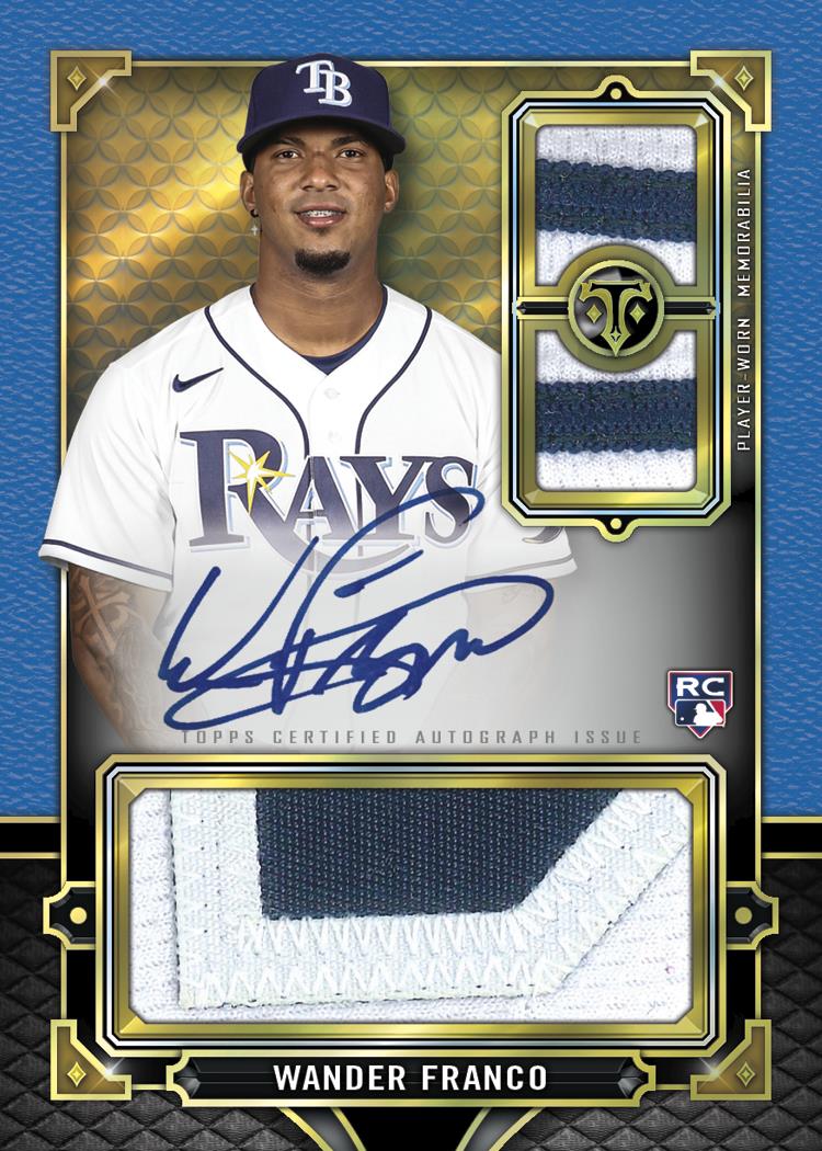 Tampa Bay Rays / 2022 Topps Baseball Team Set (Series 1 and 2) with (23)  Cards. Wander Franco Rookie Card! PLUS 2021 Topps Rays Baseball Team Set