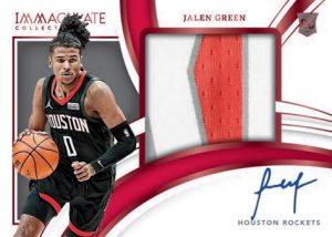 2021-22 Panini Immaculate Basketball - PREMIUM PATCH AUTOGRAPHS RED, Jalen Green