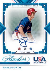 USA GEMS SIGNATURES RED WHITE AND BLUE, Mark McGwire