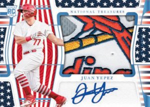 ROOKIE MATERIAL SIGNATURES STARS AND STRIPES, Juan Yepez