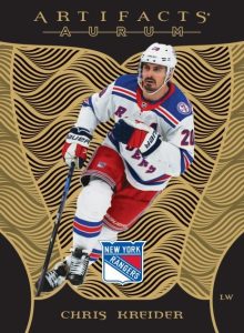 2022-23 Upper Deck Artifacts Hockey - AURUM Bounty Card, Chris Kreider