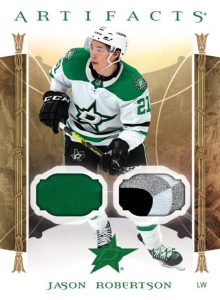 BASE SET STARS, GOALIES Material Emerald Parallel, Jason Robertson