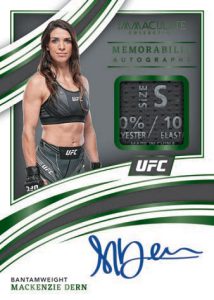 MEMORABILIA AUTOGRAPHS GREEN, Mackenzie Dern