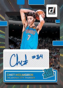 RATED ROOKIES SIGNATURES HOLO BLACK LASER, Chet Holmgren