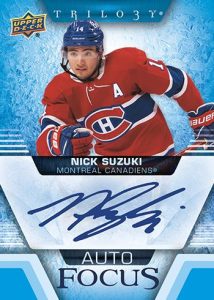 2022-23 Upper Deck Trilogy Hockey - AUTOFOCUS, Nick Suzuki