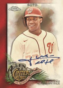 Autograph Card –Red Refractor, Soto