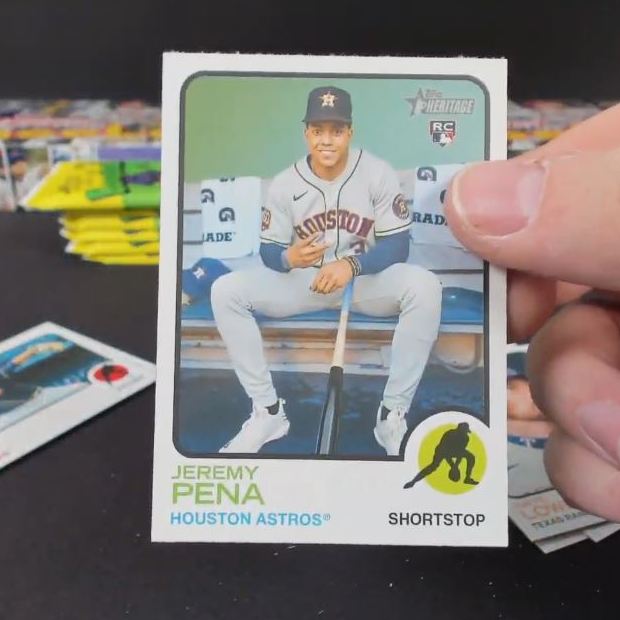 Jeremy Pena 2022 Topps Heritage High Number Baseball Rookie RC Astros #629