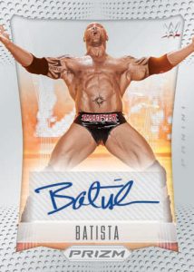 2023 Panini Prizm WWE - THROWBACK SIGNATURES, Batista