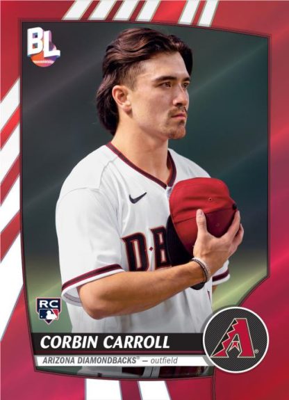 2023 Topps Big League Baseball - Base Set -Super Rare Red Foil, Corbin Carroll