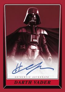 Red Parallel Autograph, Darth Vader