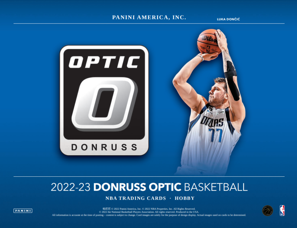 2022-23 Panini Donruss Optic Basketball Checklist