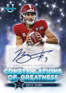 2023 Bowman’s Best University Football - Constellations of Greatness Autograph, Bryce Young