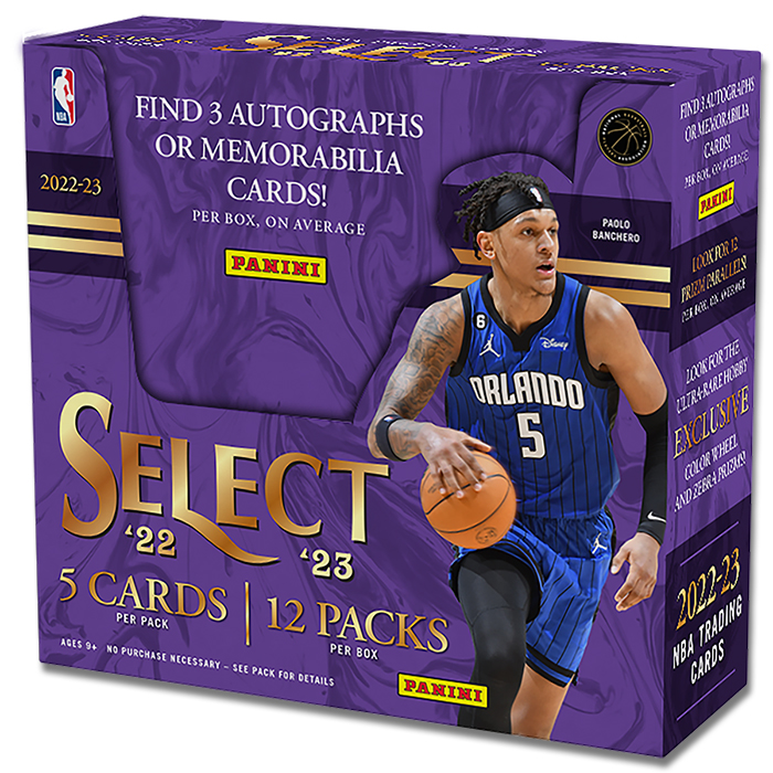 2022-23 Panini Select NBA Basketball Cards Checklist