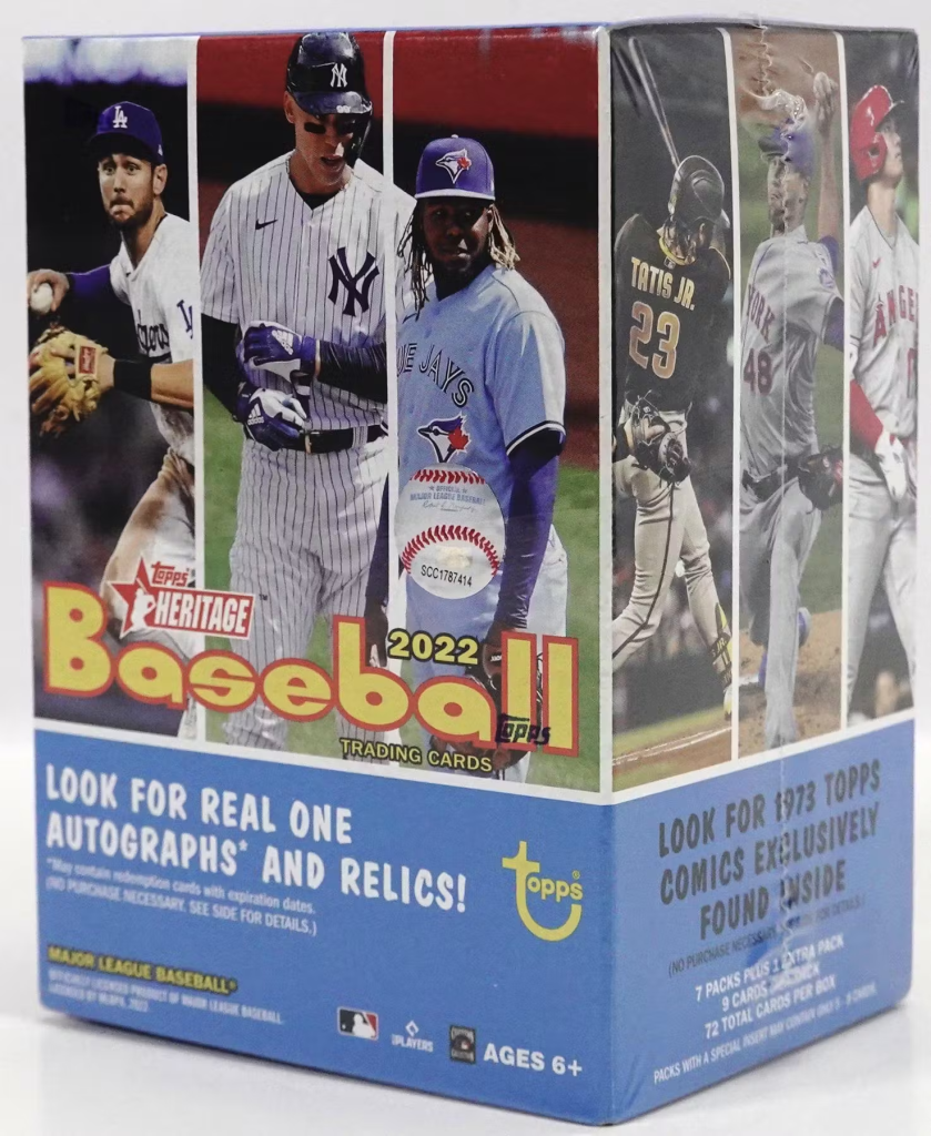2022 Topps Heritage Blaster Baseball Checklist