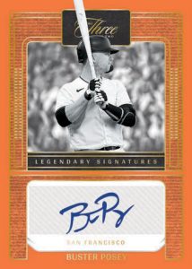 LEGENDARY SIGNATURES HOLO GOLD, Buster Posey