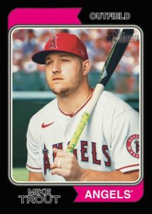 Base Card –Black Bordered Parallel, Mike Trout