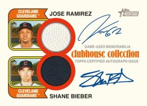 Clubhouse Collection Dual Auto Relic Card