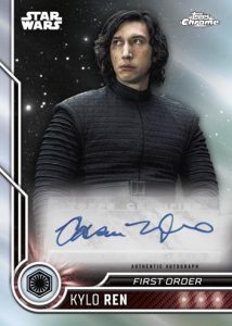 2023 Topps Star Wars Chrome - Autograph Card, Kylo Ren