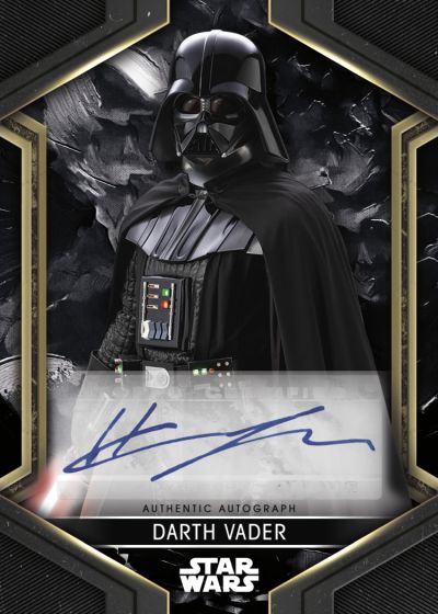Autograph Card - Black Parallel, Darth Vader