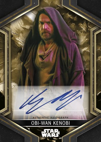 Autograph Card - Gold Parallel, Obi-Wan Kenobi