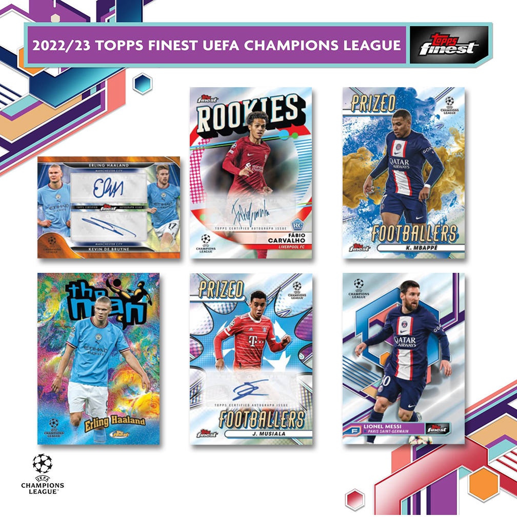 2022-23 Topps UEFA Club Competitions Finest Soccer Checklist