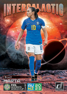 2023 Panini Donruss FIFA Women's World Cup Hobby Blaster Soccer - INTERGALACTIC, Marta
