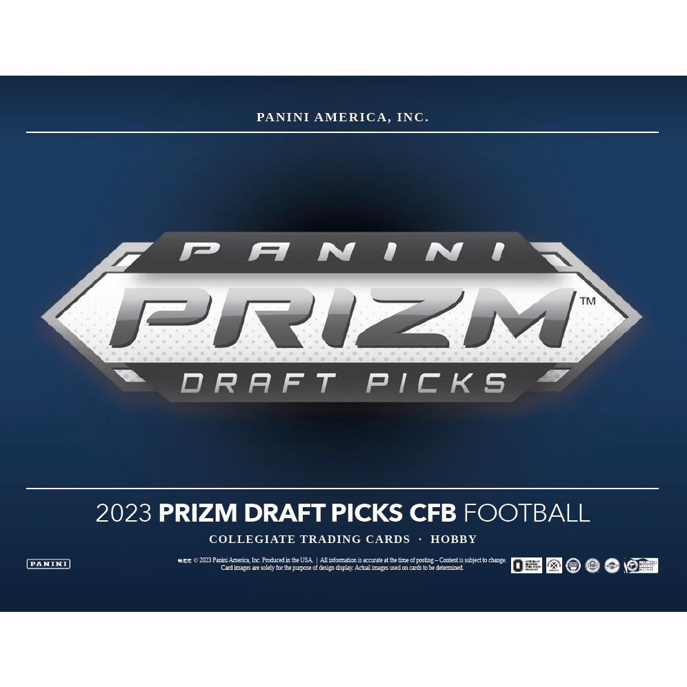 2023 Panini Prizm Draft Picks Collegiate Football Checklist