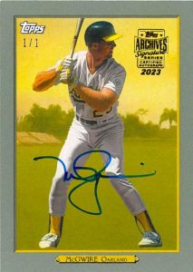 2023 Topps Archive Signature Series Baseball - Retired - McGwire