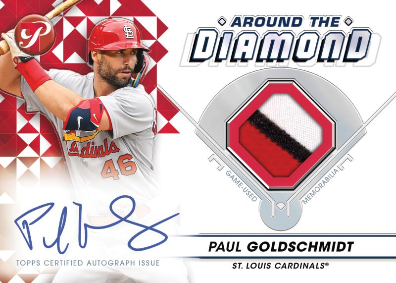 Paul Goldschmidt St. Louis Cardinals Autographed 2021 Topps Gold