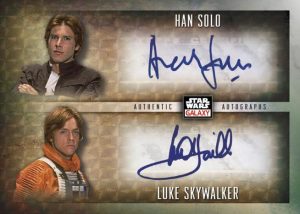 Dual Autograph – Superfractor, Han Solo & Luke Skywalker