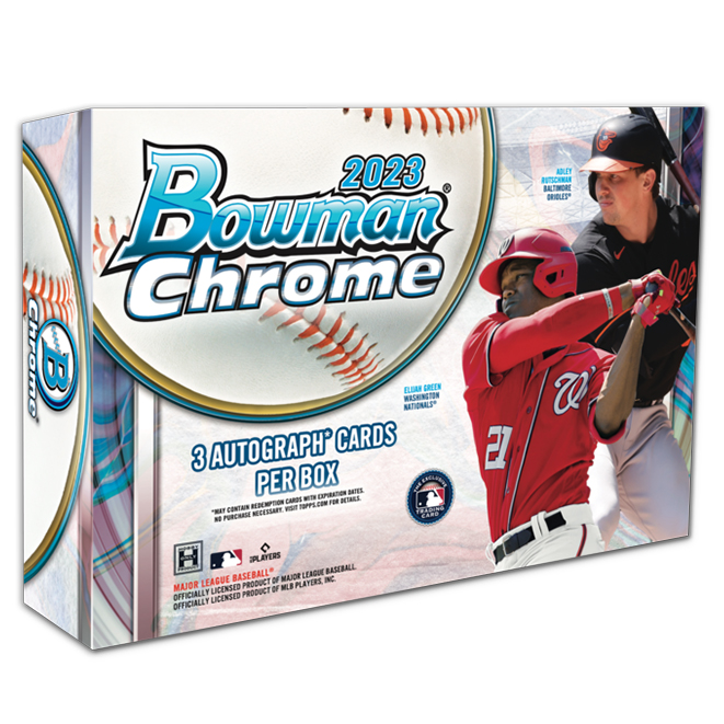 2023 Bowman Chrome Hobby Baseball Checklist