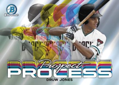 2023 Bowman Chrome Hobby Baseball - Prospect Process, Druw Jones