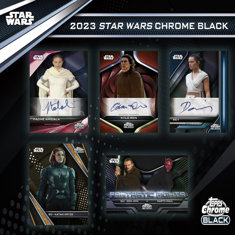 2023 Topps Star Wars Chrome Black Checklist
