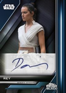 2023 Topps Star Wars Chrome Black - Light Side Autograph, Rey