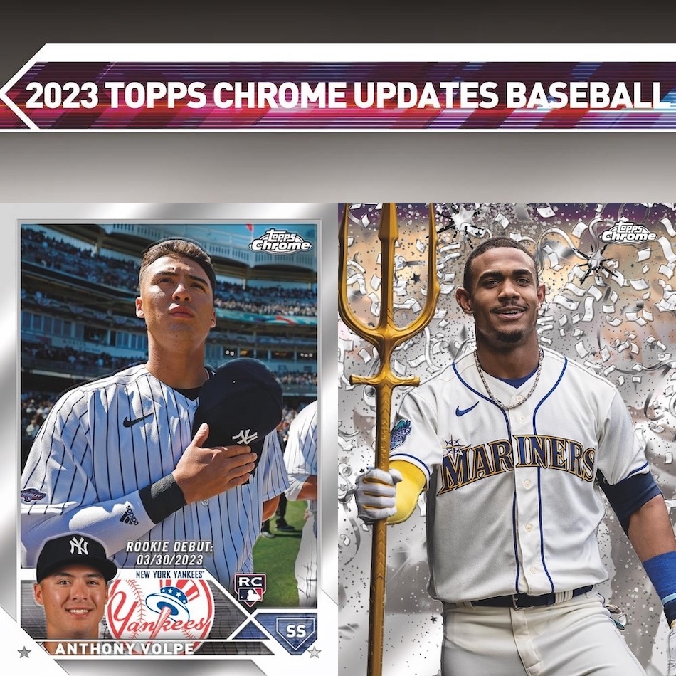 2023 Topps Chrome Update Series Jumbo Baseball 4 Box Half Case #5