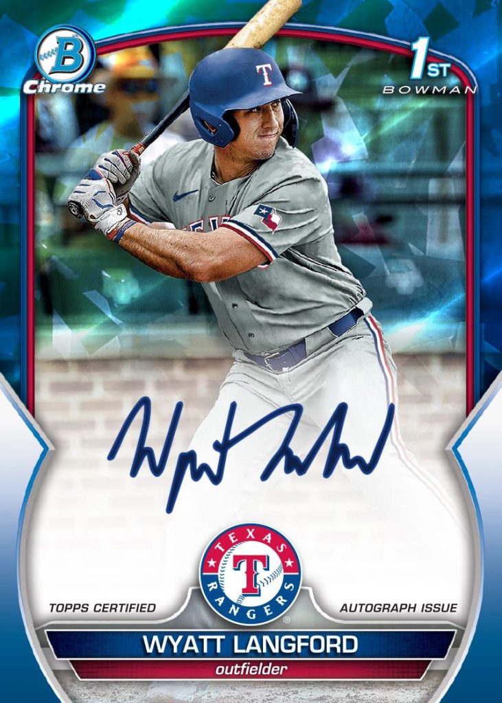 2023 Bowman Draft Sapphire Baseball Checklist