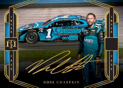 SIGNATURES TRACK PASS HOLO GOLD, Ross Chastain