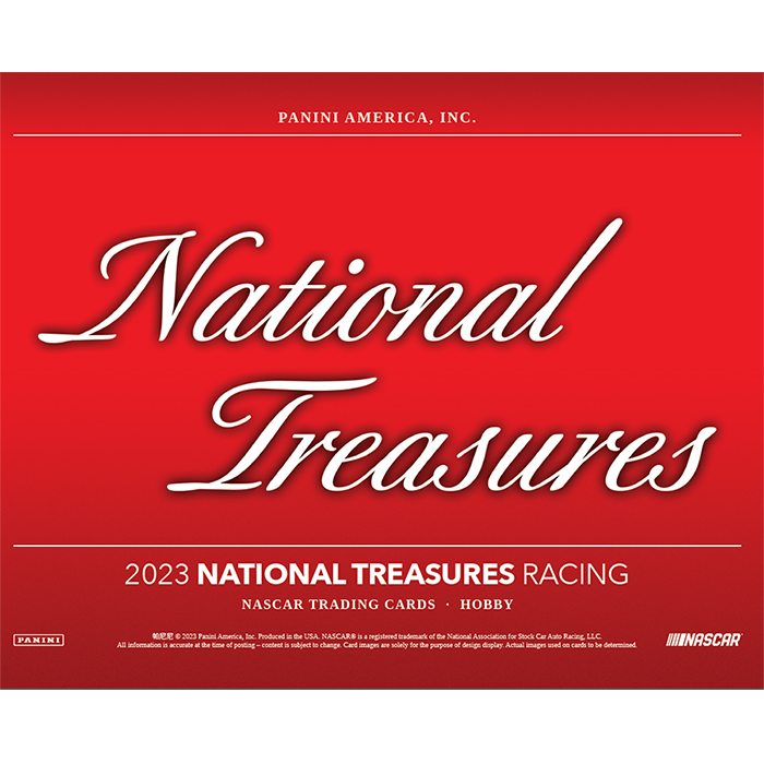 2023 Panini National Treasures Racing Checklist