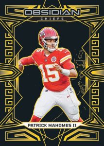 BASE ELECTRIC ETCH YELLOW, Patrick Mahomes II