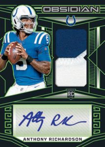 ROOKIE JERSEY AUTOGRAPHS ELECTRIC ETCH GREEN, Anthony Richardson
