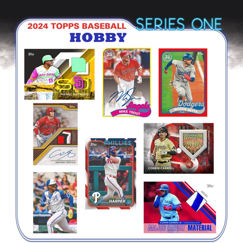 2024 Topps Series 1 Hobby Baseball 24 Box Dual Case 1 Team Auctions