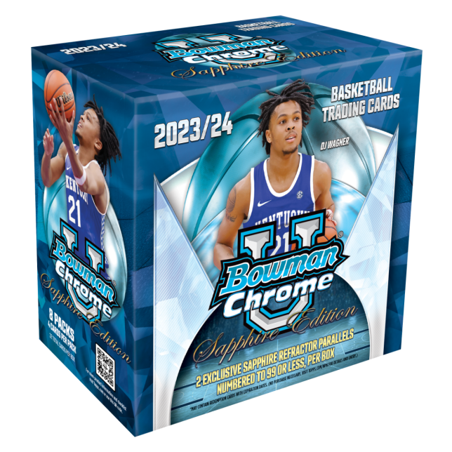 202324 Bowman University Chrome Basketball Sapphire Edition Checklist