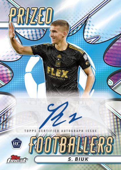 Prized Footballer Autograph Parallel, S. Biuk